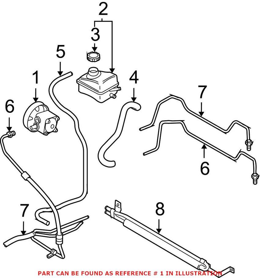 Volvo Power Steering Pump 8251738